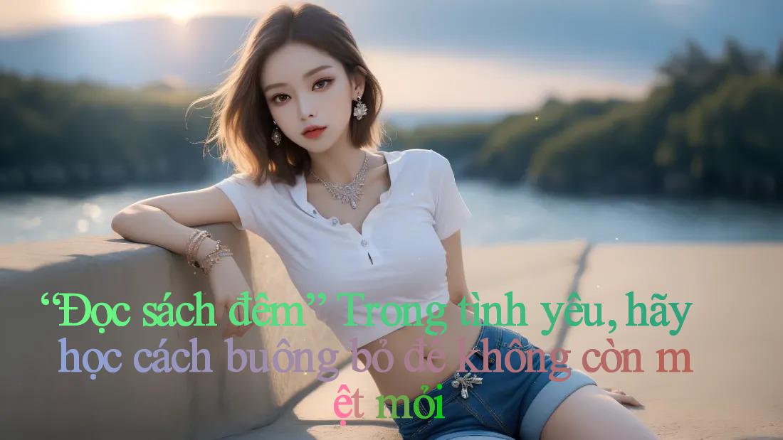 “Đọc sách đêm” Trong tình yêu, hãy học cách buông bỏ để không còn mệt mỏi